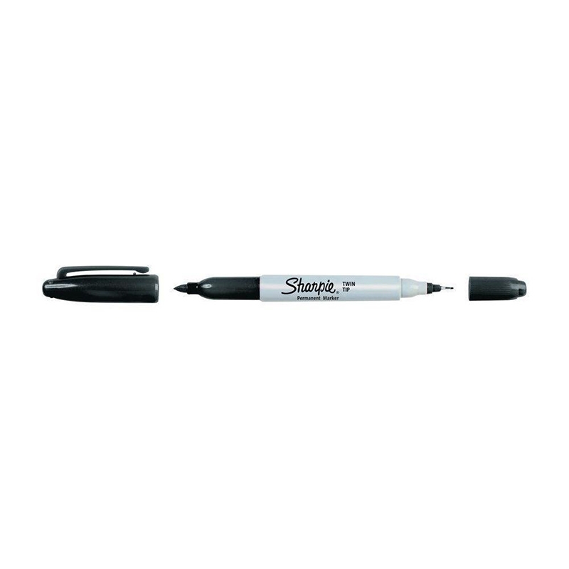 Bút Lông Dầu Sharpie Twin Tip 32201 - Đen