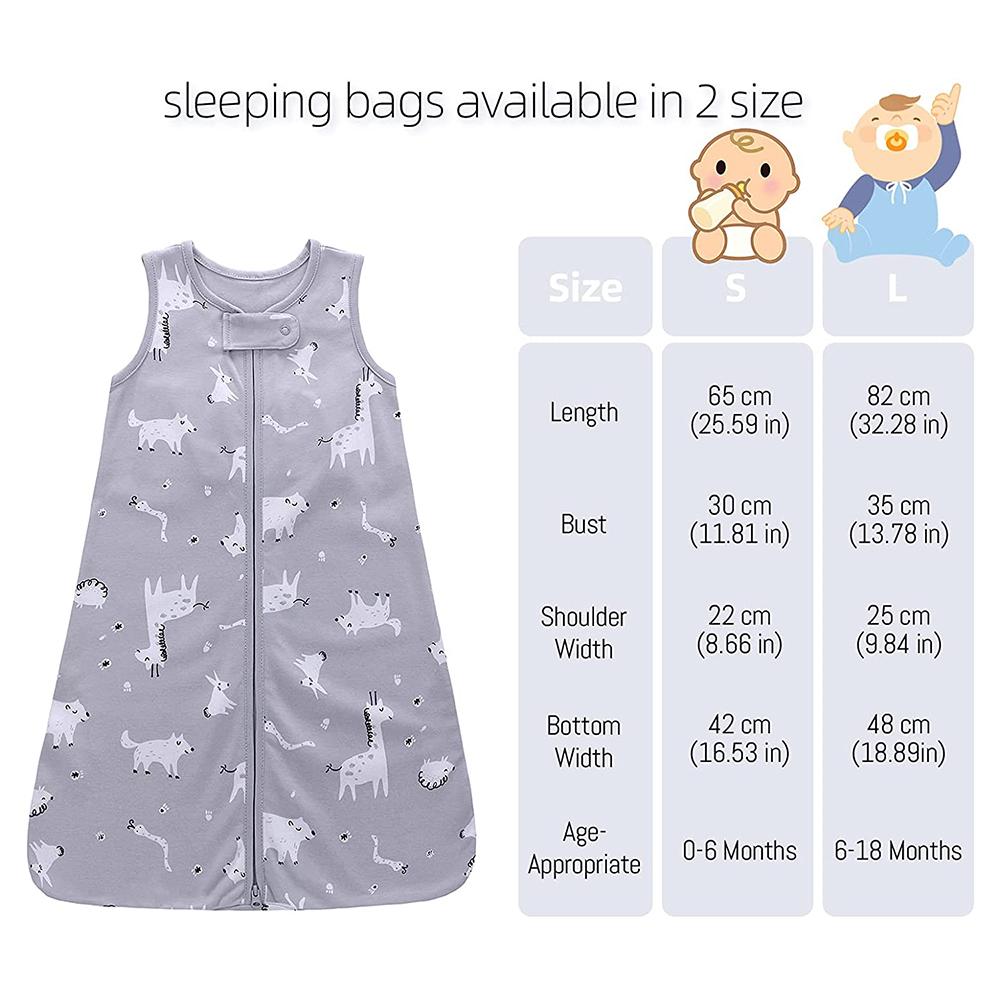 Bông Đeo Túi Ngủ Cho Bé Giấc Ngủ Ngon Bao Mùa Hè Sleepsacks Bé Trẻ Em Ngủ Túi Đồ Ngủ Quần Áo Dành Cho Bé Từ 0-18 tháng
