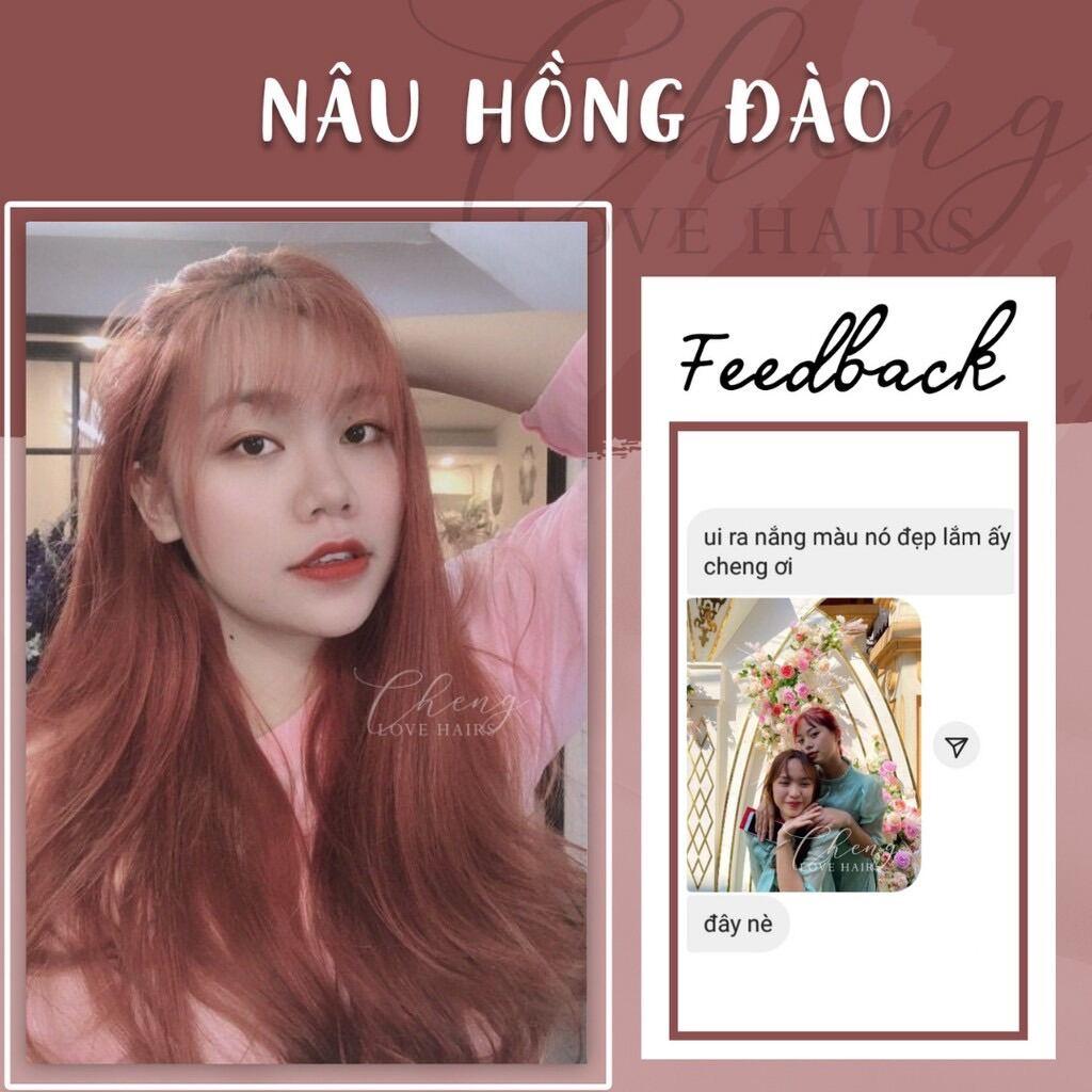 Thuốc Nhuộm Tóc Nâu Hồng Đào Tặng Trợ Nhuộm Kenzii Lên Từ Tone 5 6 Thuốc Nhuộm Tóc Màu Nâu Hồng Đào tại nhà an toàn Lazadavn