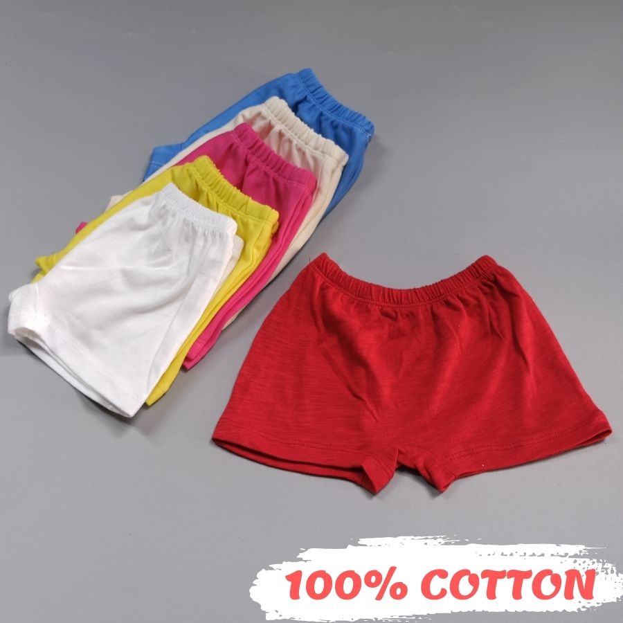 Quần chip cho bé gái, Vải cotton mềm mại không khó chịu cho da bé size 1-7 cho bé từ 7-23kg