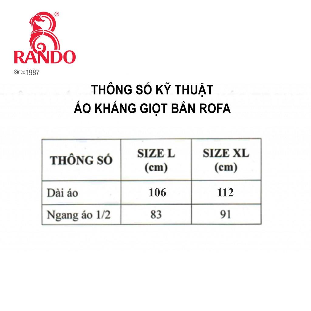 Áo mưa Dây Kéo Kháng Giọt Bắn ROFA, RANDO Chính Hãng, Có Kiếng Che Mặt, Bít Sườn 1 Người Mặc, Nhẹ Nhàng, Thời Trang