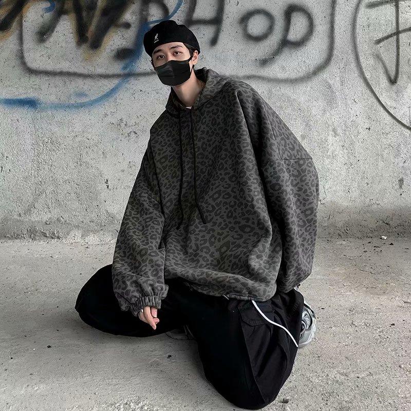 Áo Hoodie Tay Dài Dáng Rộng Phong Cách Thời Trang Hàn Quốc 2020 Cho Nam