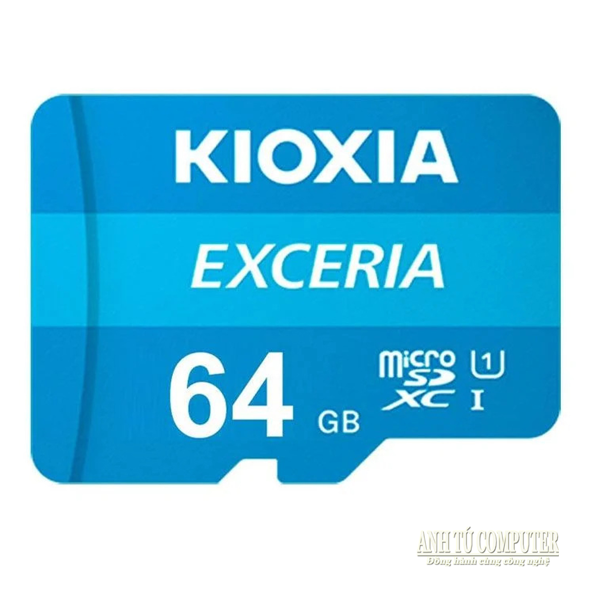 Thẻ Nhớ SDXC KIOXIA EXCERIA 64Gb class 10 U1 100Mb/s hàng chính hãng