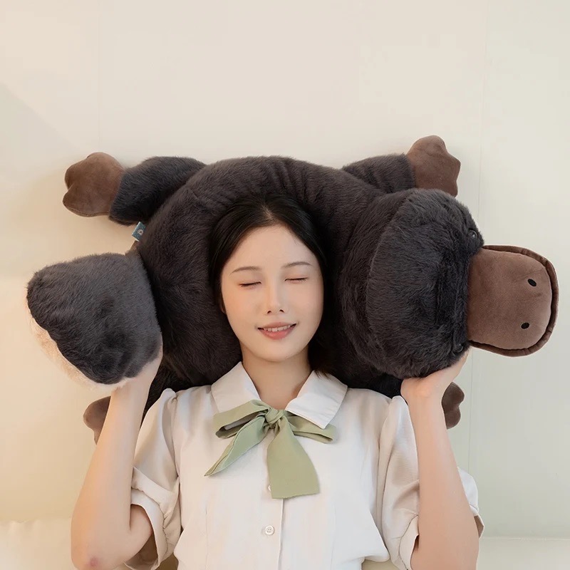 Thú nhồi bông rái cá mỏ vịt đáng yêu - Size 55cm đến 70cm - Quà tặng gấu bông thú mỏ vịt êm mịn cho bé