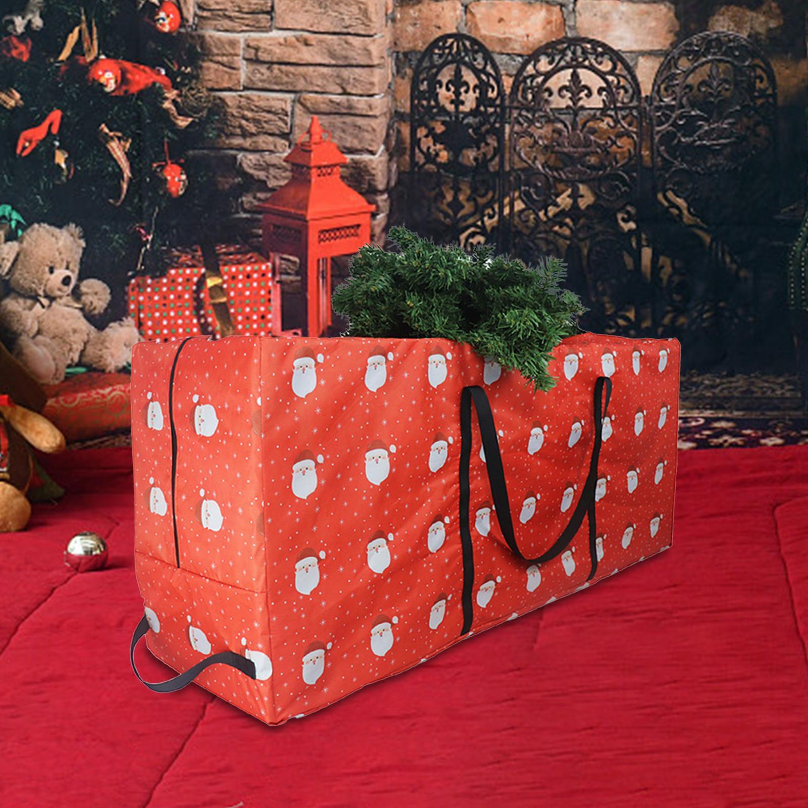 Christmas Tree Storage Bag Christmas Ornament Moving Portable Oxford Cloth Xmas Tree Decoration Bag for Festivals Party Decor