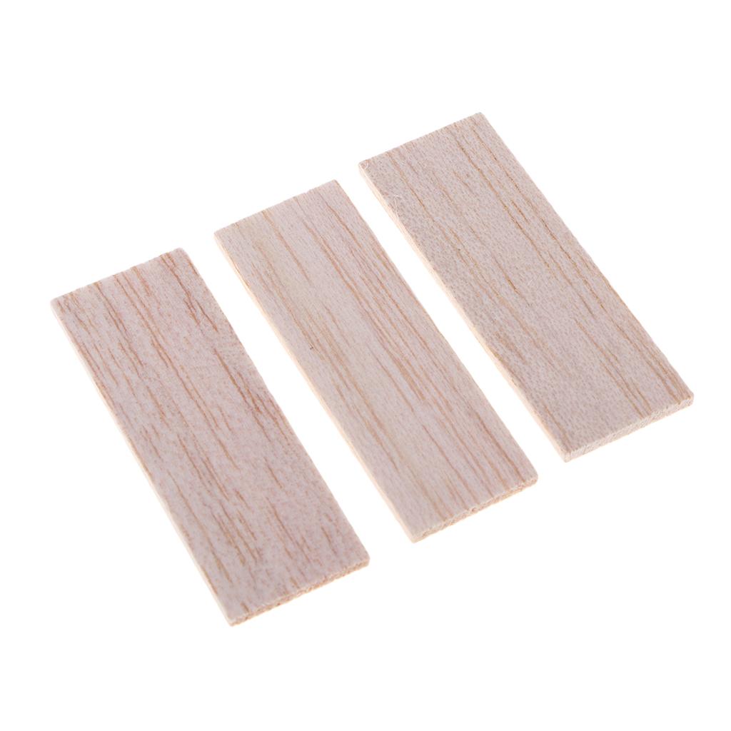 Natural Round Balsa Wood Woodcraft Flat Sticks Dowel