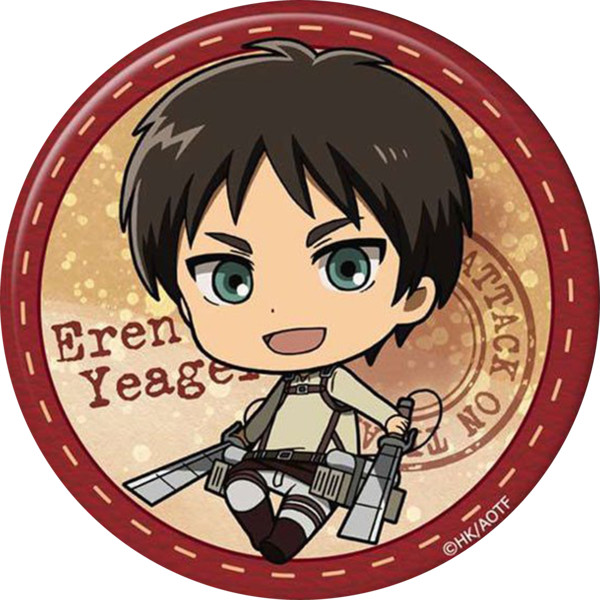 Huy hiệu in hình anime Attack On Titan anime chibi dễ thương huy hiệu cài áo (MẪU GIAO NGẪU NHIÊN)