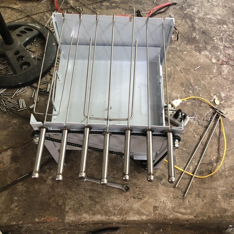 Máy Nướng Thịt Quay Tự Động _Máy Nướng Mini Gia Đình