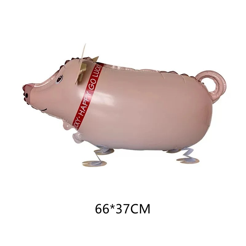 Bóng bay thú Lợn hot chạy lon ton cực đáng yêu