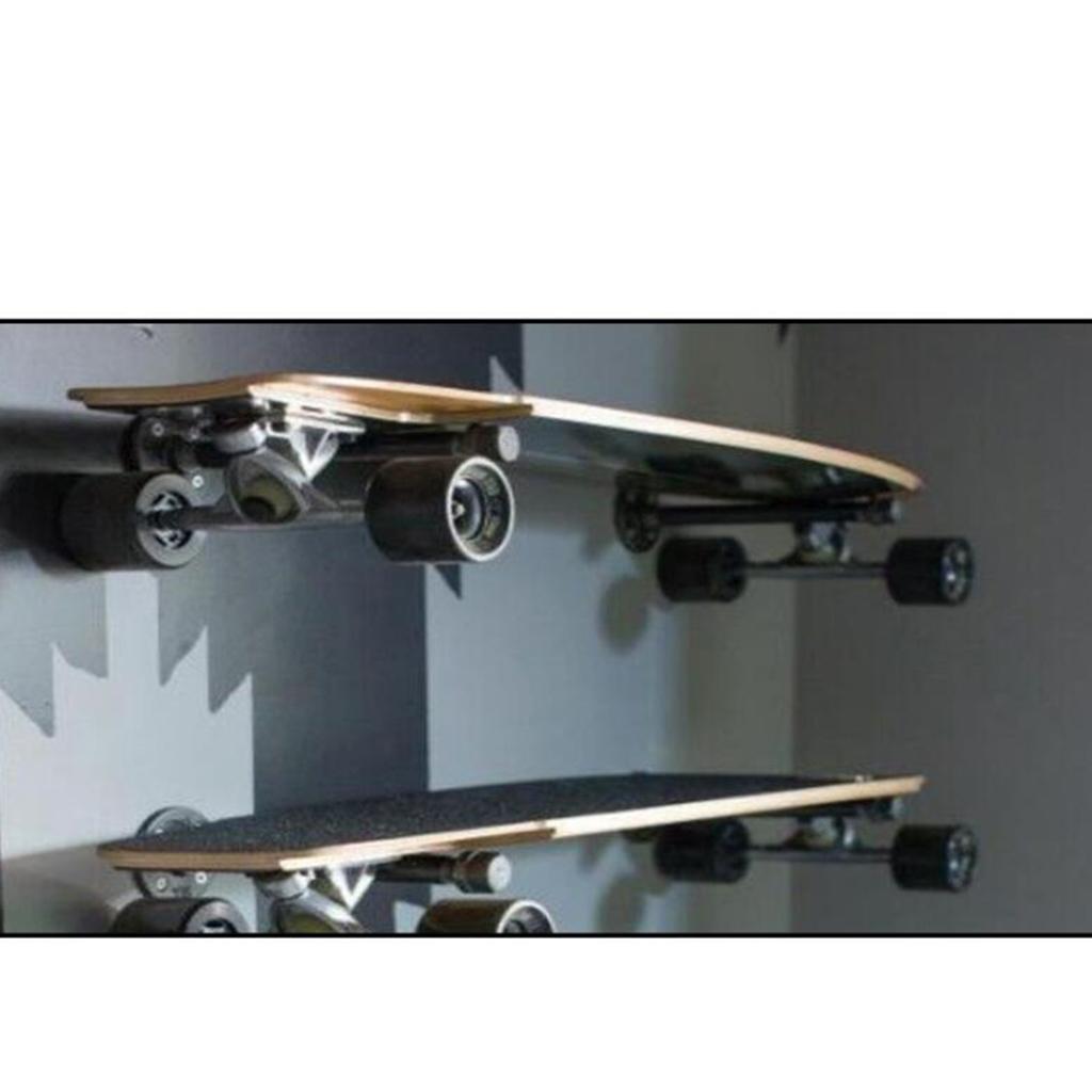 Longboard Skateboard Wall Mount Rack Deck Cruiser Holder Display Brackets