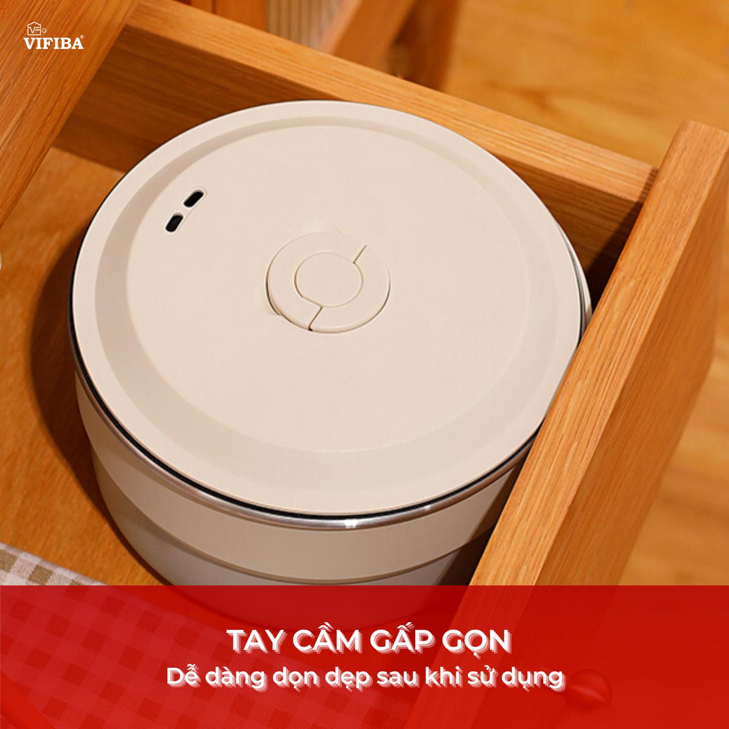 Nồi lẩu điện mini đa năng chống dính cao cấp Homea2z, combo bếp và nồi có tay cầm gấp gọn thông minh, nồi mini du lịch