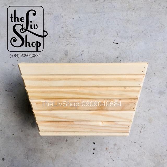 Chậu cây bằng gỗ thông 3 sizes