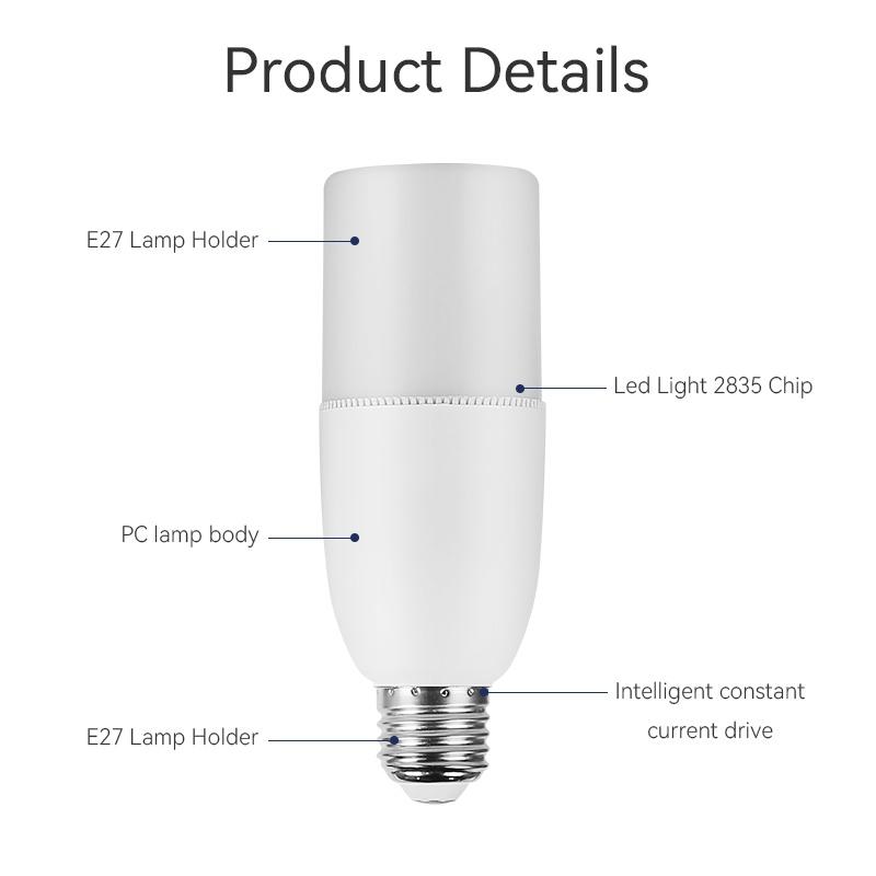 Bóng đèn LED 6500K Hiệu ứng ánh sáng ban ngày Bóng đèn LED Bóng đèn Bắp bóng Bóng đèn Mentol Bóng đèn E27 Tiết kiệm 90% năng lượng