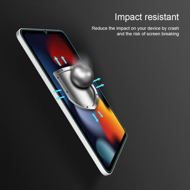 Kính Cường Lực Dành Cho iPad Mini 7 Nillkin Amazing H+ (0.2mm, Vát Cạnh 2.5D, Chống Trầy, Chống Va Đập) - Hàng Nhập Khẩu