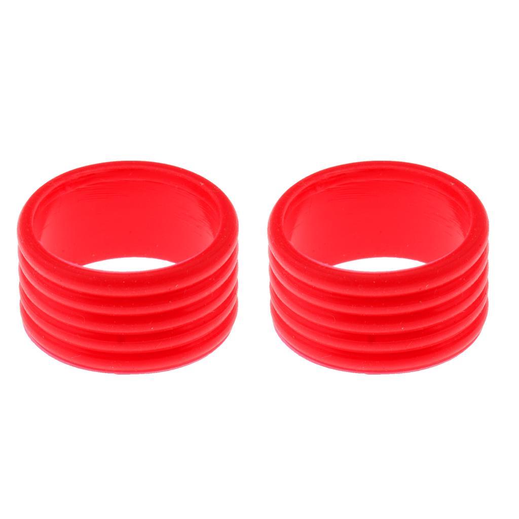 2 Pieces Durable Badminton Tennis Racket Fix Rings Band Accessories