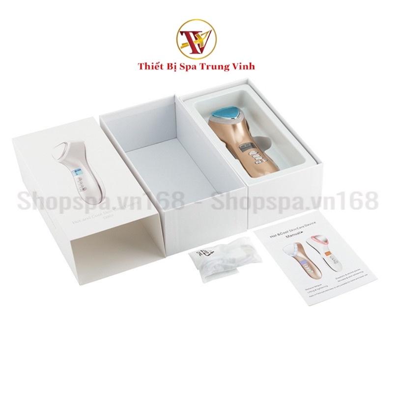 Búa điện di nóng lạnh massage ion ánh sáng sinh học trẻ hóa da D002 - D002