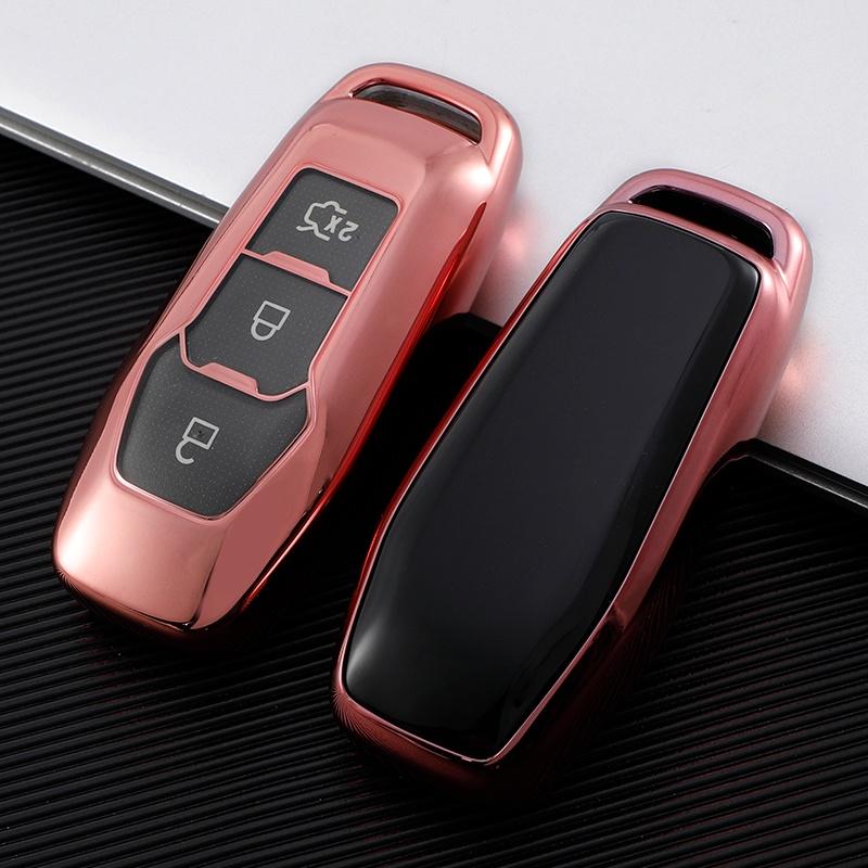 Vỏ bọc chìa khóa điều khiển từ xa bằng TPU cho Ford Mondeo 3 4 5 MK3 MK4 MK5 Focus 3 4 Ranger S C Max Explorer Fiesta