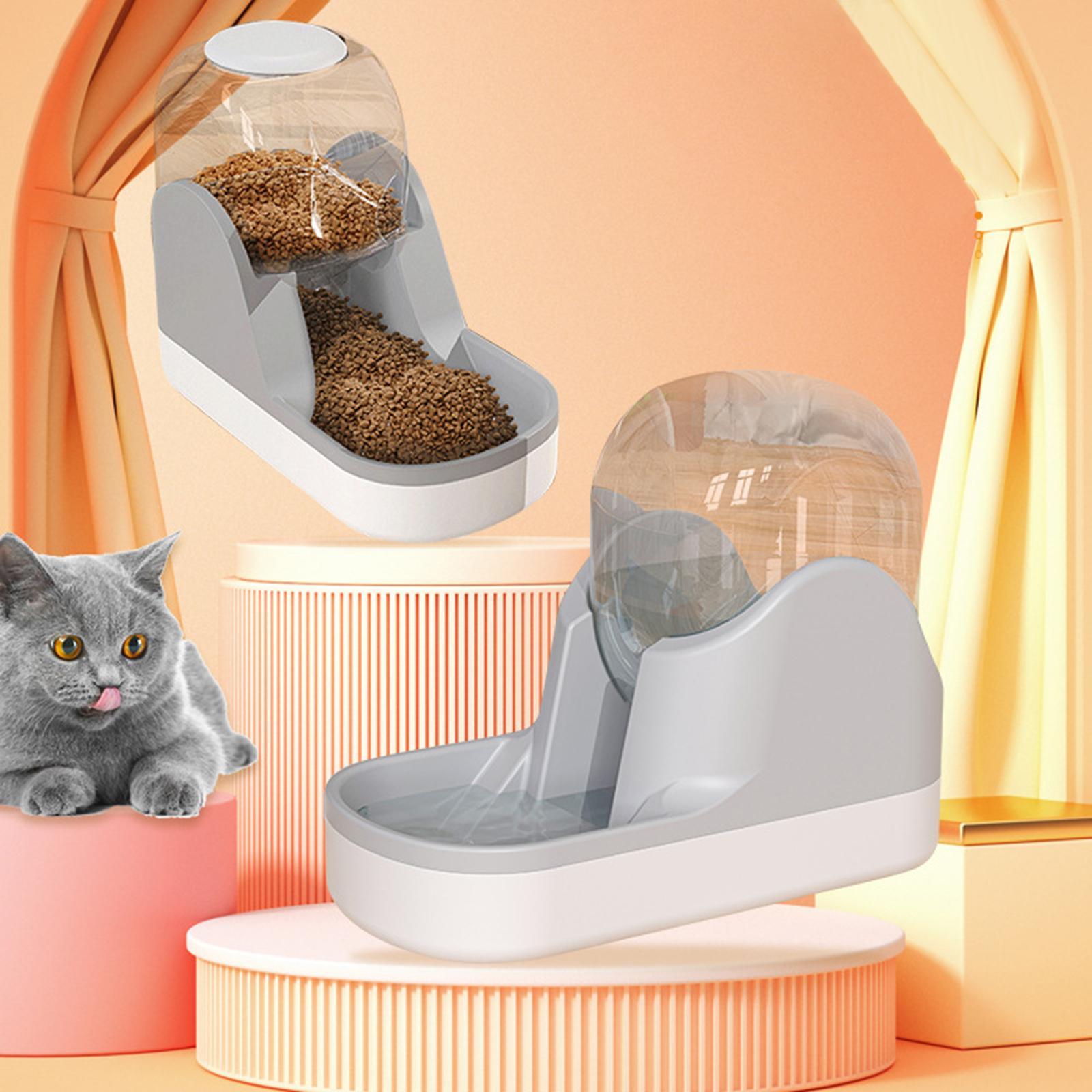 Automatic Gravity Feeder Cat Dog Bowl Feeding Station Automatic Cat Feeder