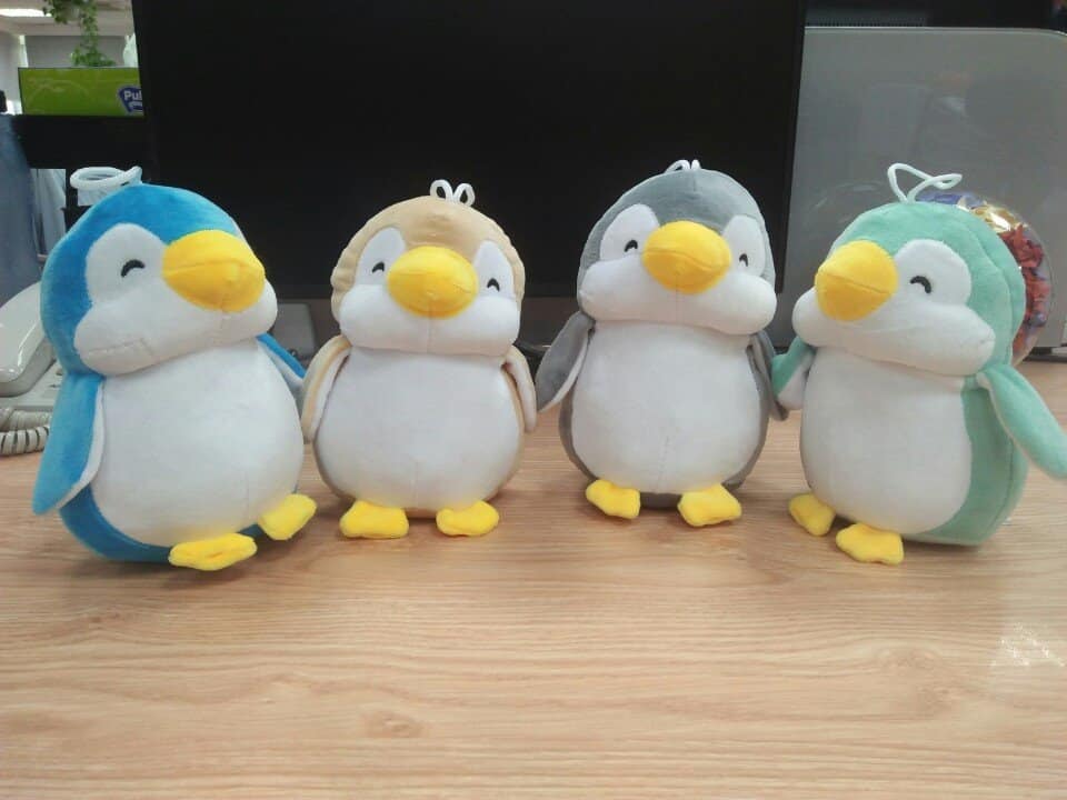 Gấu Bông Chim Cánh Cụt Siêu Mềm Mịn Dễ Thương Cho Bé (20cm--->45cm) Vải Miniso 4 Chiều Co Giãn Êm Ái, Hàng Cao Cấp An Toàn Cho Trẻ Nhỏ