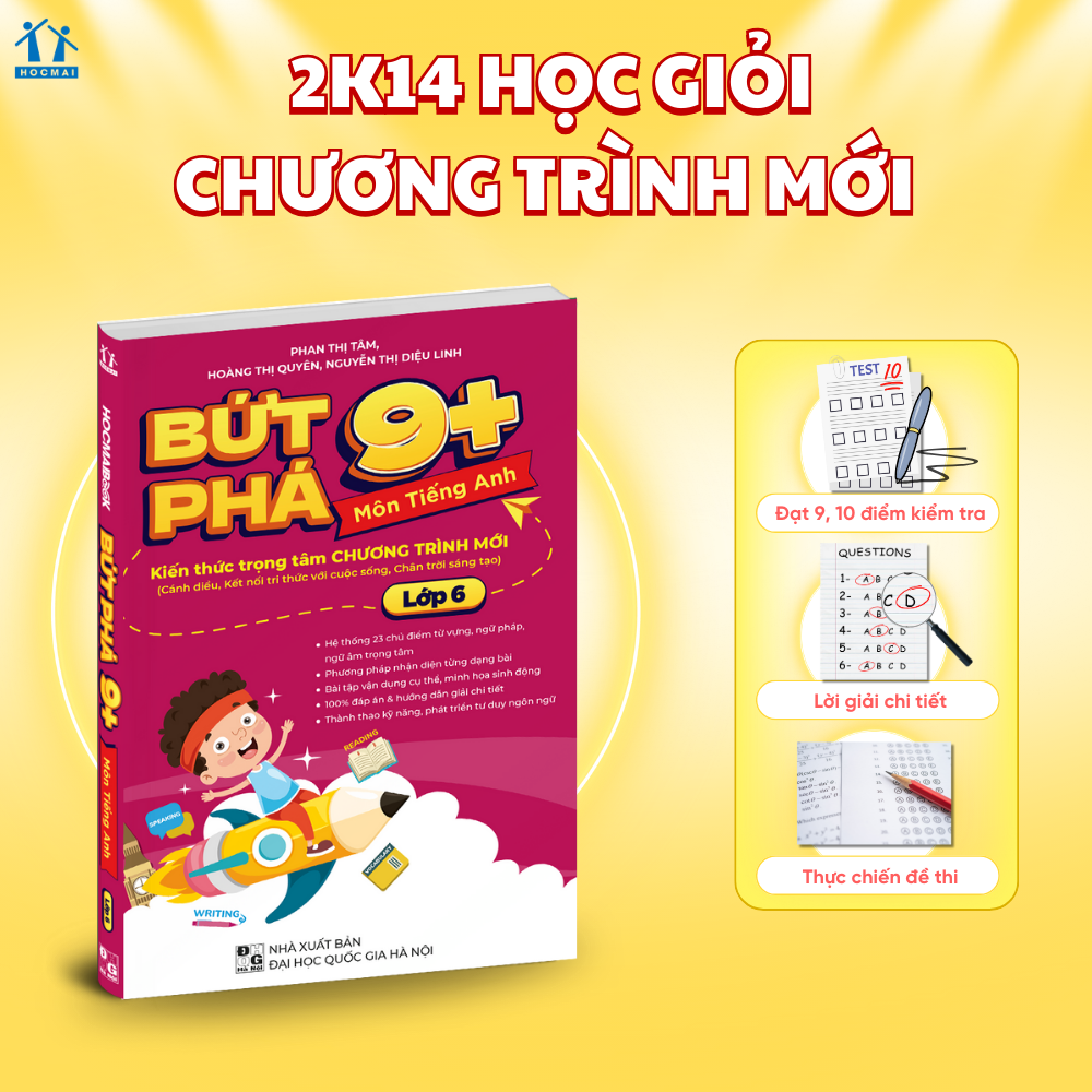 Sách – Bứt phá 9 lớp 6 – môn Tiếng Anh theo chương trình Giáo dục Phổ thông mới