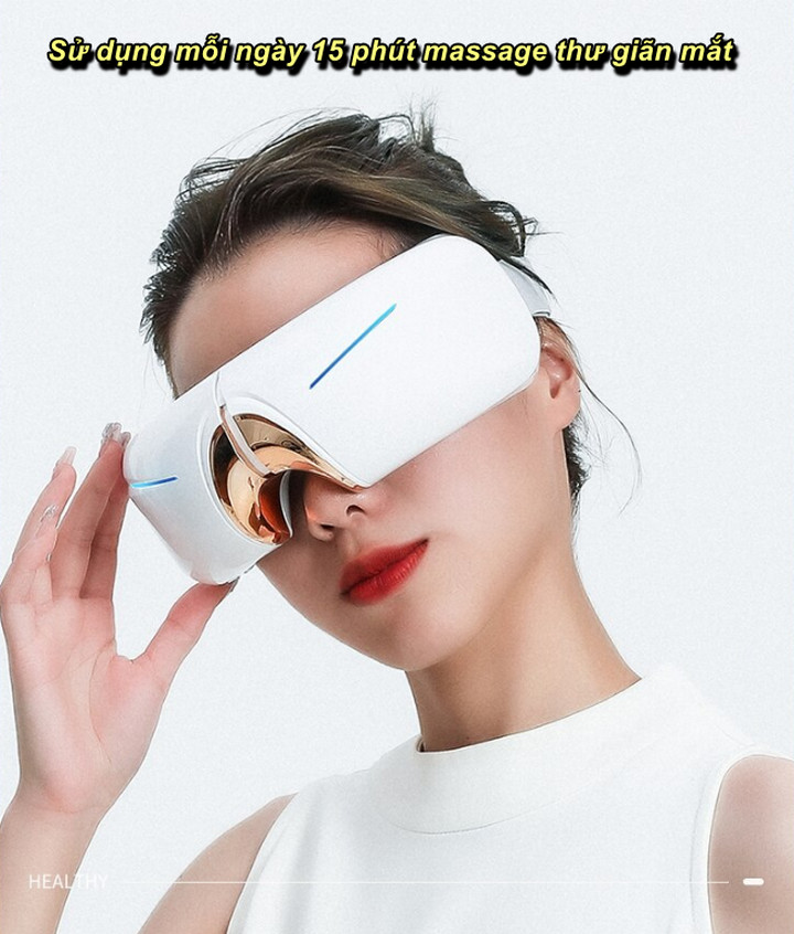 Máy Massage Mắt Chườm Nóng Visual Mask AIR Với 3 Chế Độ Rung - Home and Garden