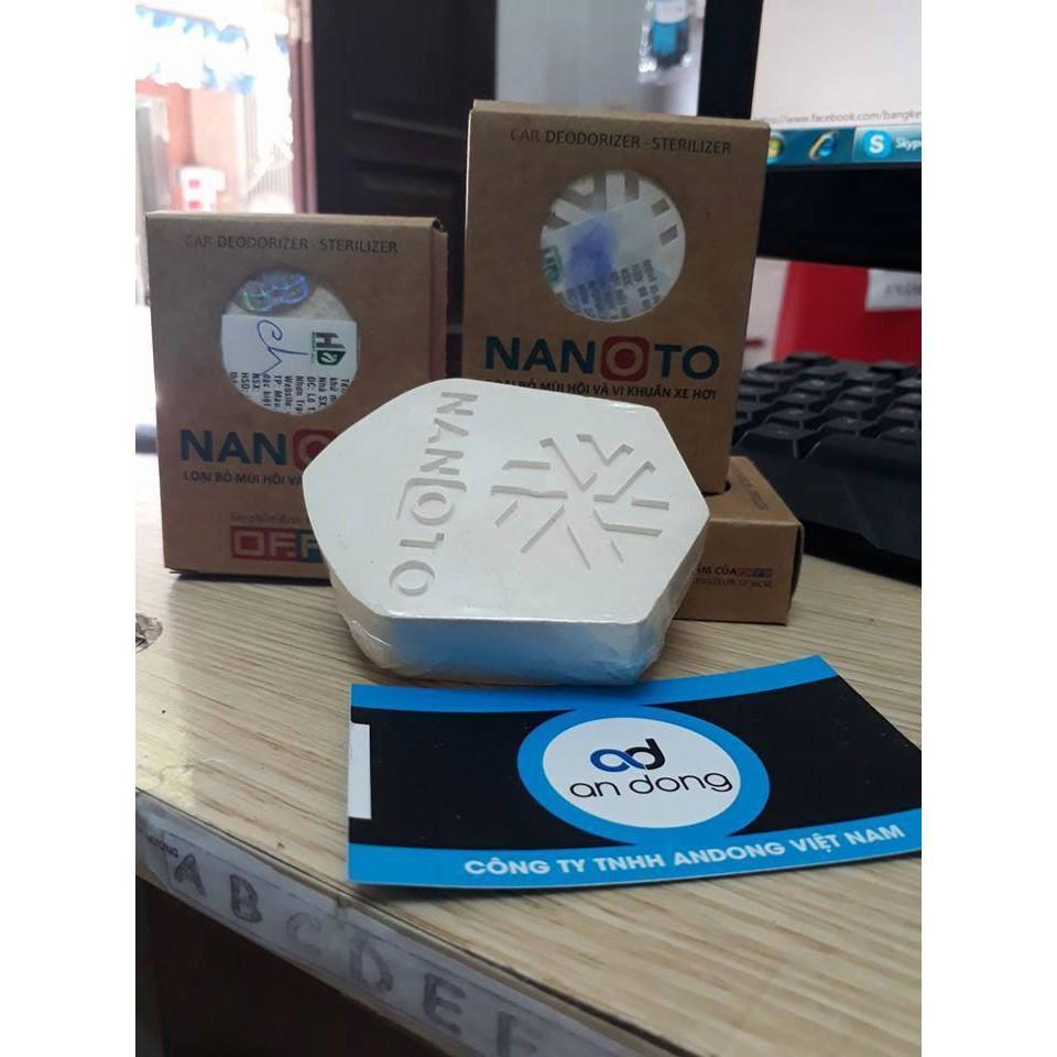 Viên khử mùi NANOTO bạc hà - dùng khử mùi bằng công nghệ nanoto