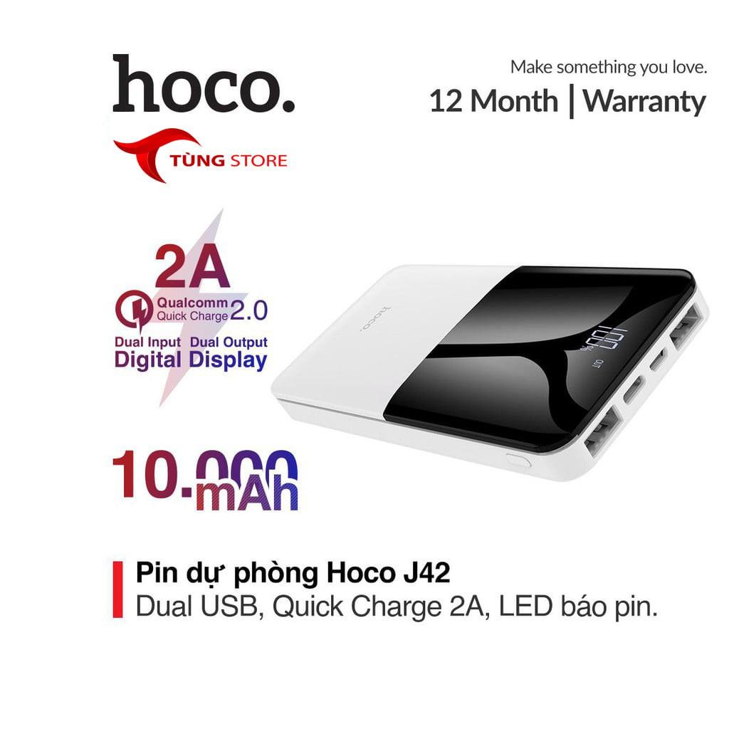 Pin Sạc Dự Phòng Hoco J42 - 10.000 mAh - Hàng Chính Hãng