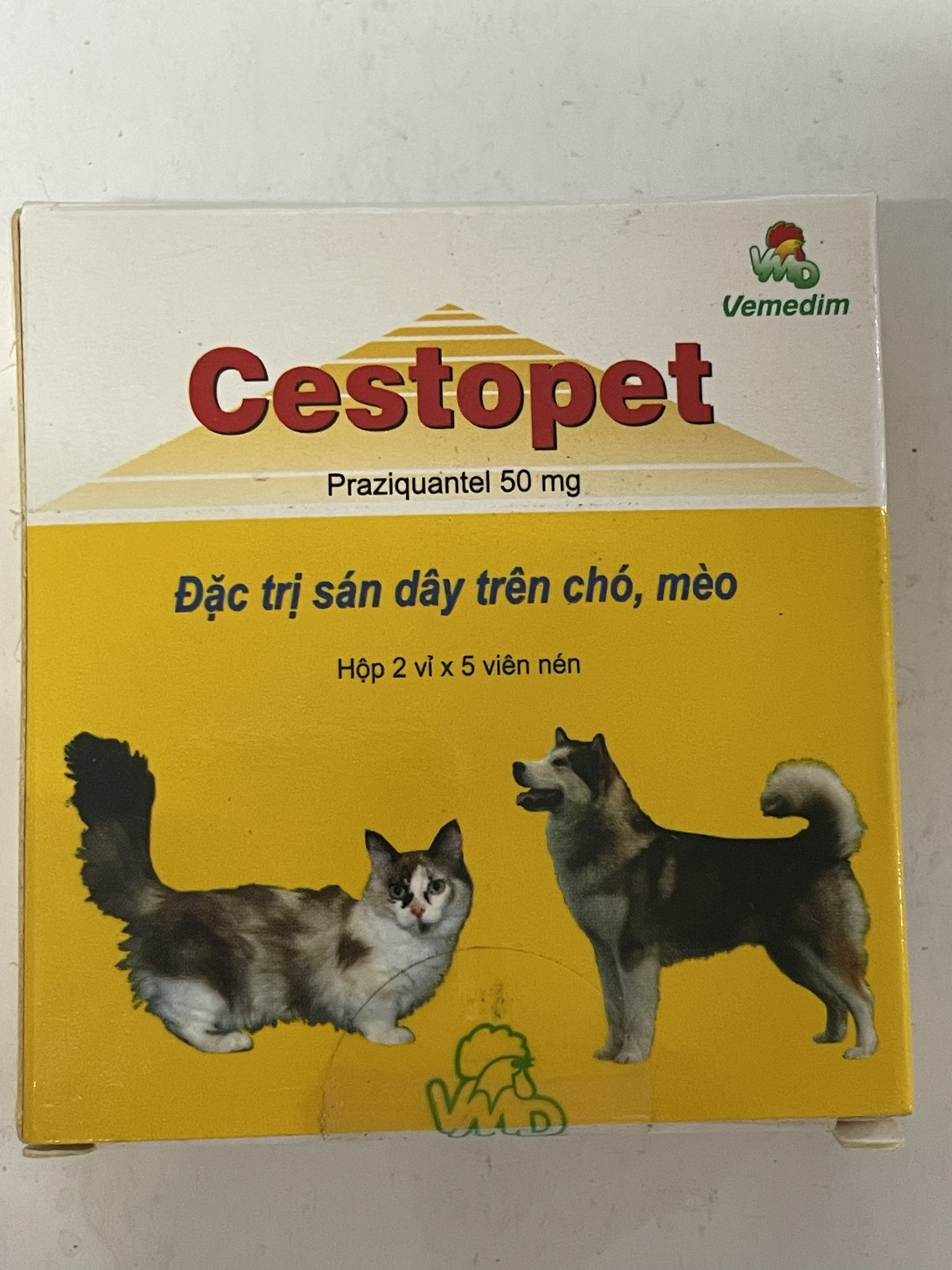 CESTOPET - ĐẶC T.R.Ị SÁN DÂY TRÊN CHÓ, MÈO