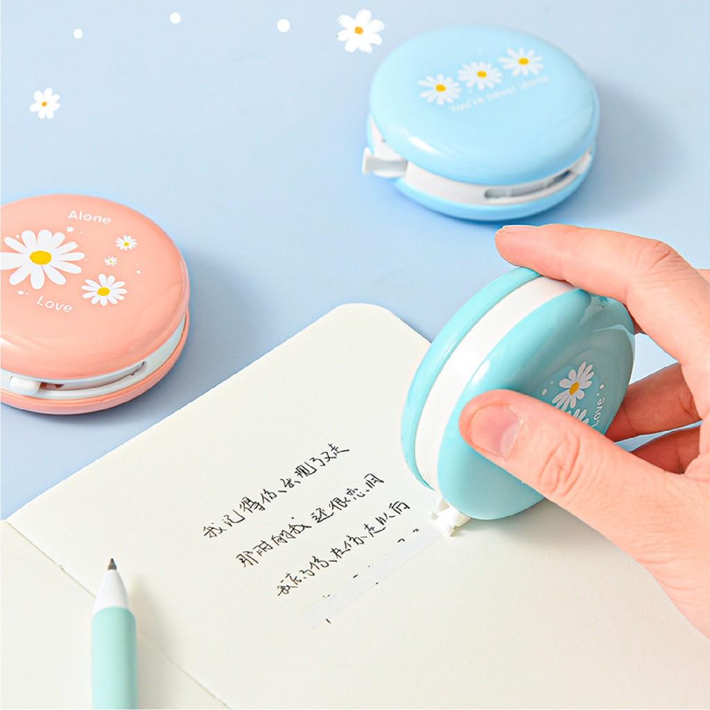 Bút xóa kéo hình hoa cúc dễ thương phong cách Hàn Quốc