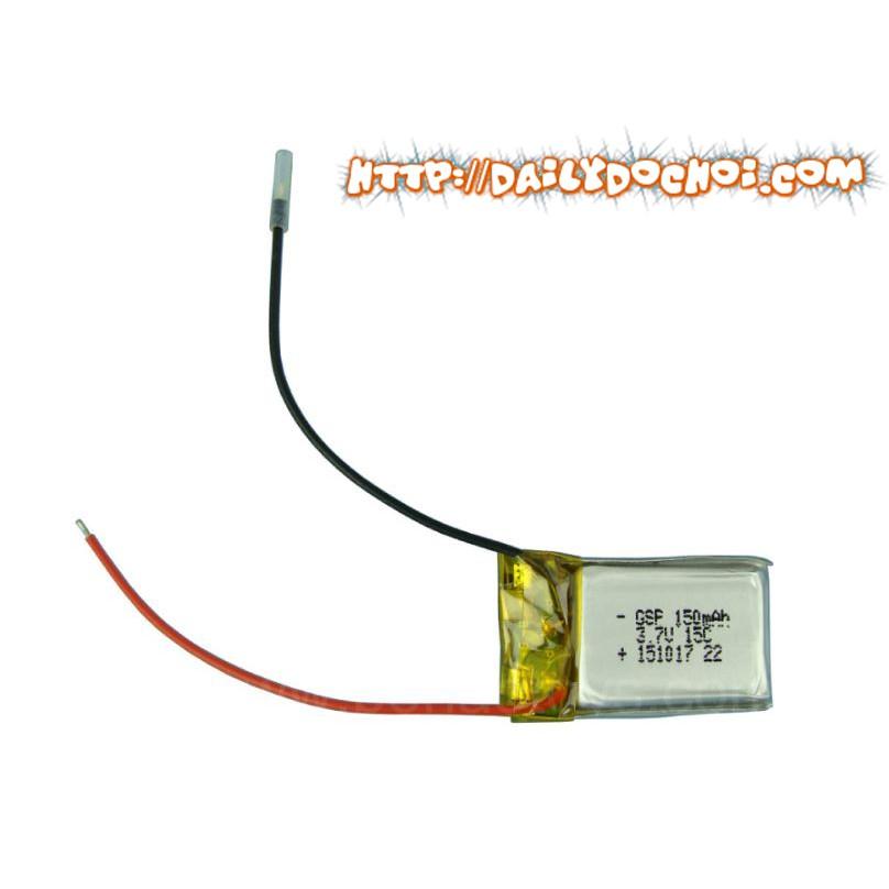 Pin sạc 3.7v có 2 dây hàn trực tiếp