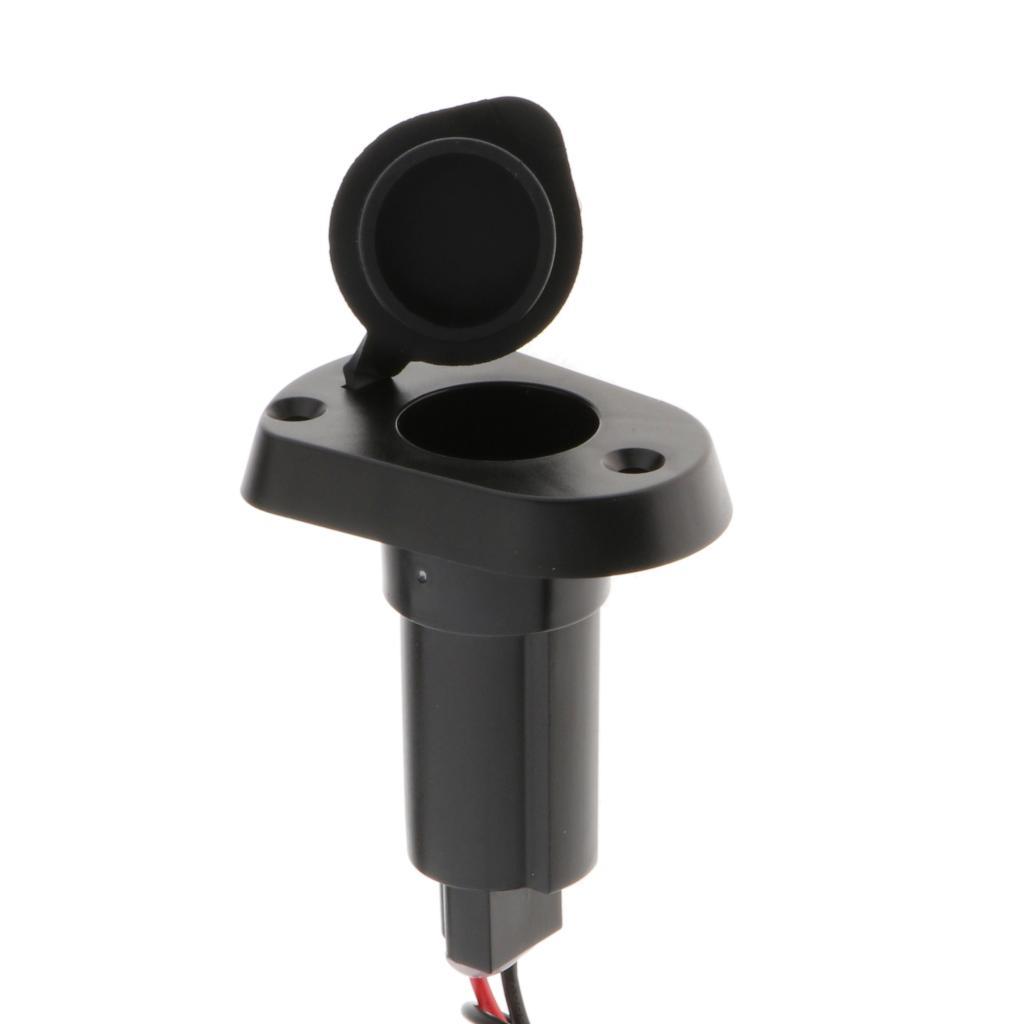 Marine Boat Nylon 2 Pin Stern Light Top Socket  Round Waterproof