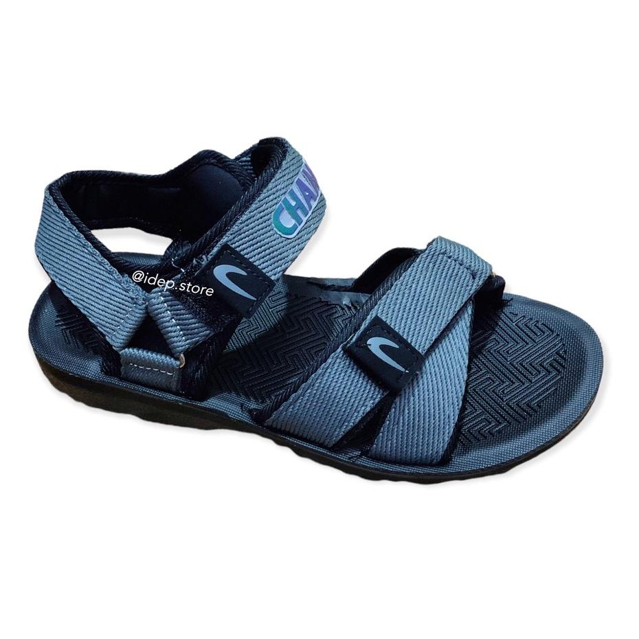 Giày sandal nam quai chéo vải dù đế da PU siêu bền đi làm, đi học đi mưa SH13 iDÉP- GL068