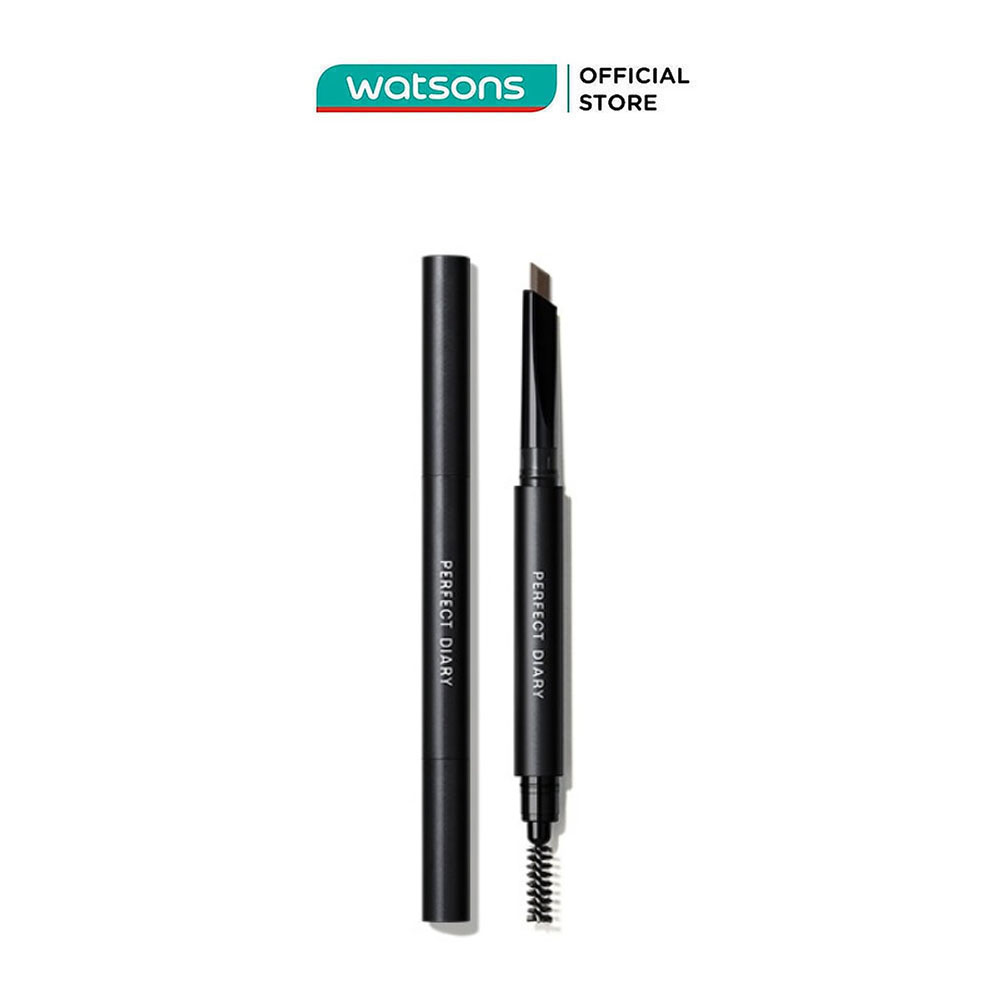 Chì Kẻ Chân Mày Perfect Diary Duel-Ended Hexagonal Chiseled Eyebrow Pencil 0.28g