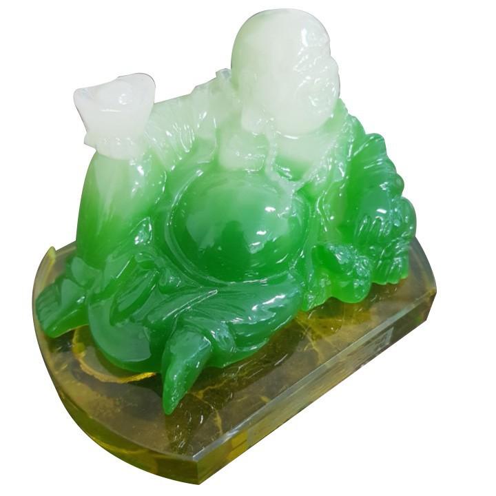 Tượng Phật Trang Trí Phong Thủy Trong Nhà Và Taplo xe ô Tô - 2 màu: Vàng và Xanh - Mã: TP-DL03