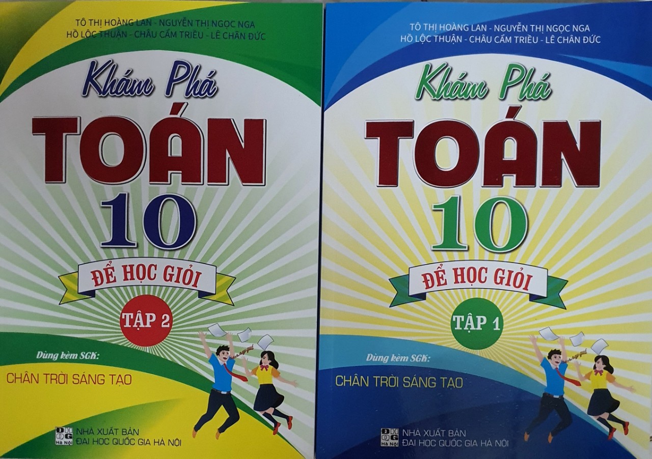 Sách - Com Bo Khám Phá Toán Lớp 10 Để Học Giỏi Tập 1 + Tập 2 ( Dùng Kèm SGK Chân Trời Sáng Tạo )