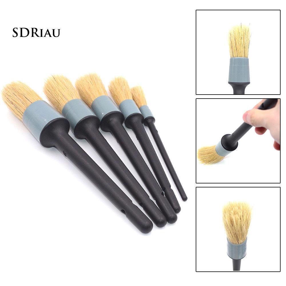 Set 5 Cọ Mềm Vệ Sinh Xe Hơi Tiện Dụng
