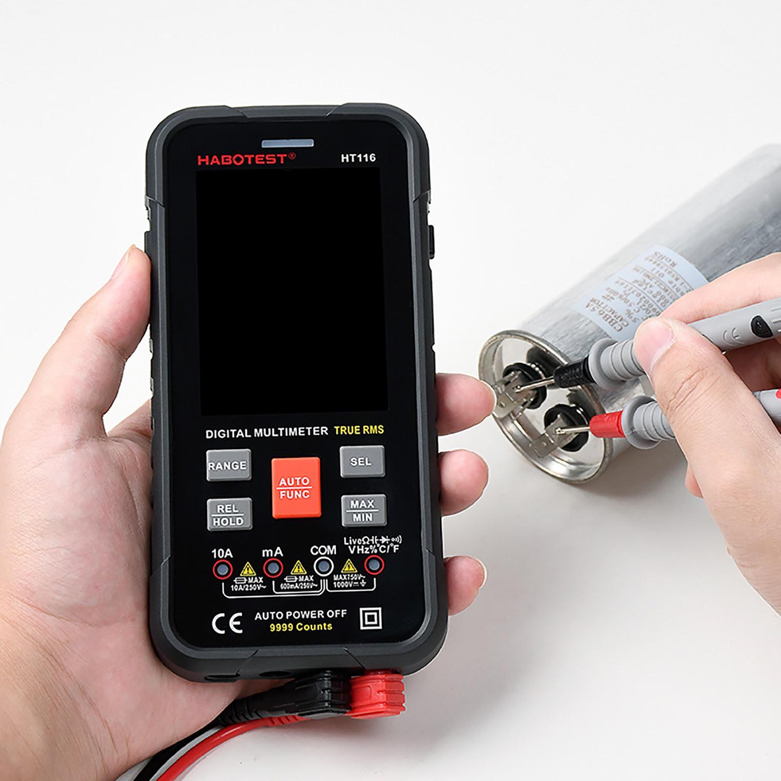 Digital Multimeter Voltmeter Smart Tester Measure Voltage Current Resistance