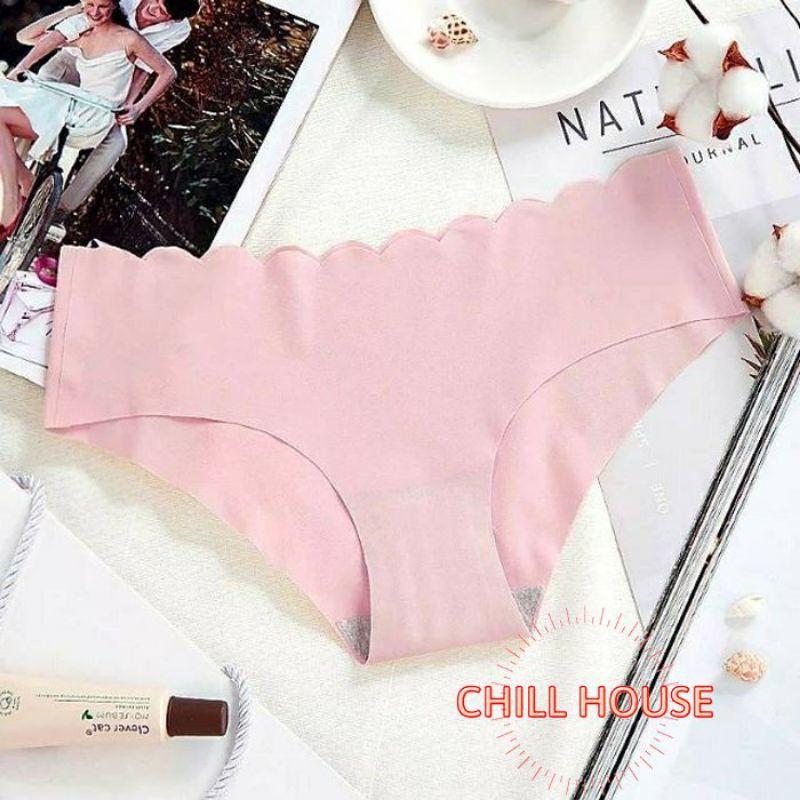 Quần lót đúc su không đường may cạp viền sóng siêu đẹp 033 - CHILLHOUSE