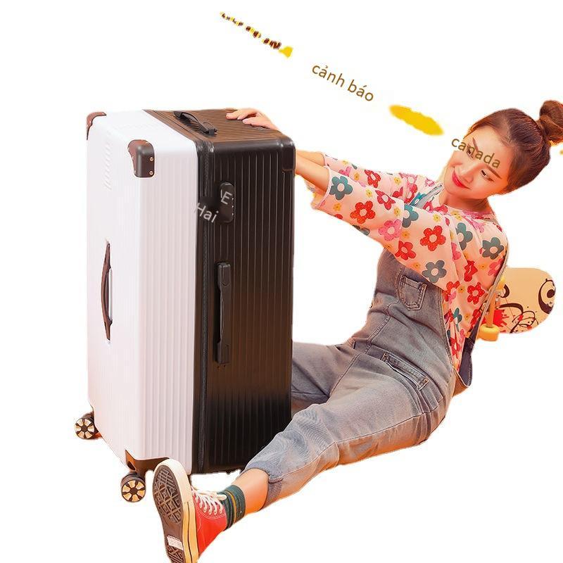 Giao hàng nhanh vali lưới màu đỏ nam 32 inch sức chứa lớn sinh viên đại học hợp thời trang xe đẩy du lịch 28 inch trường hợp hộp mật khẩu vali nữ 26 inch