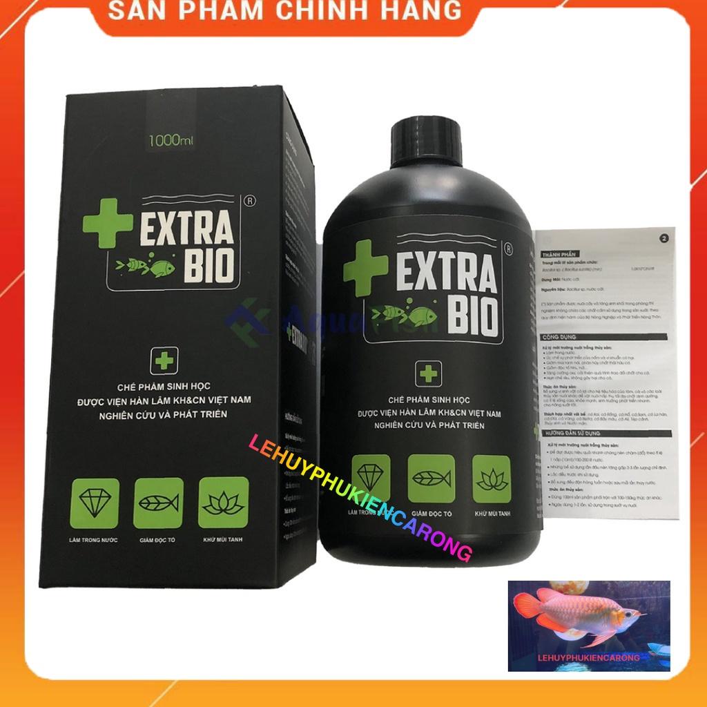 Vi Sinh Extra Bio 1000ml, Vi Vinh Bể Cá, Hồ Cá Giúp Làm Trong Nước, Khử Mùi Tanh Hôi, Giảm Độc Tố, Ngăn Ngừa Rêu Hại