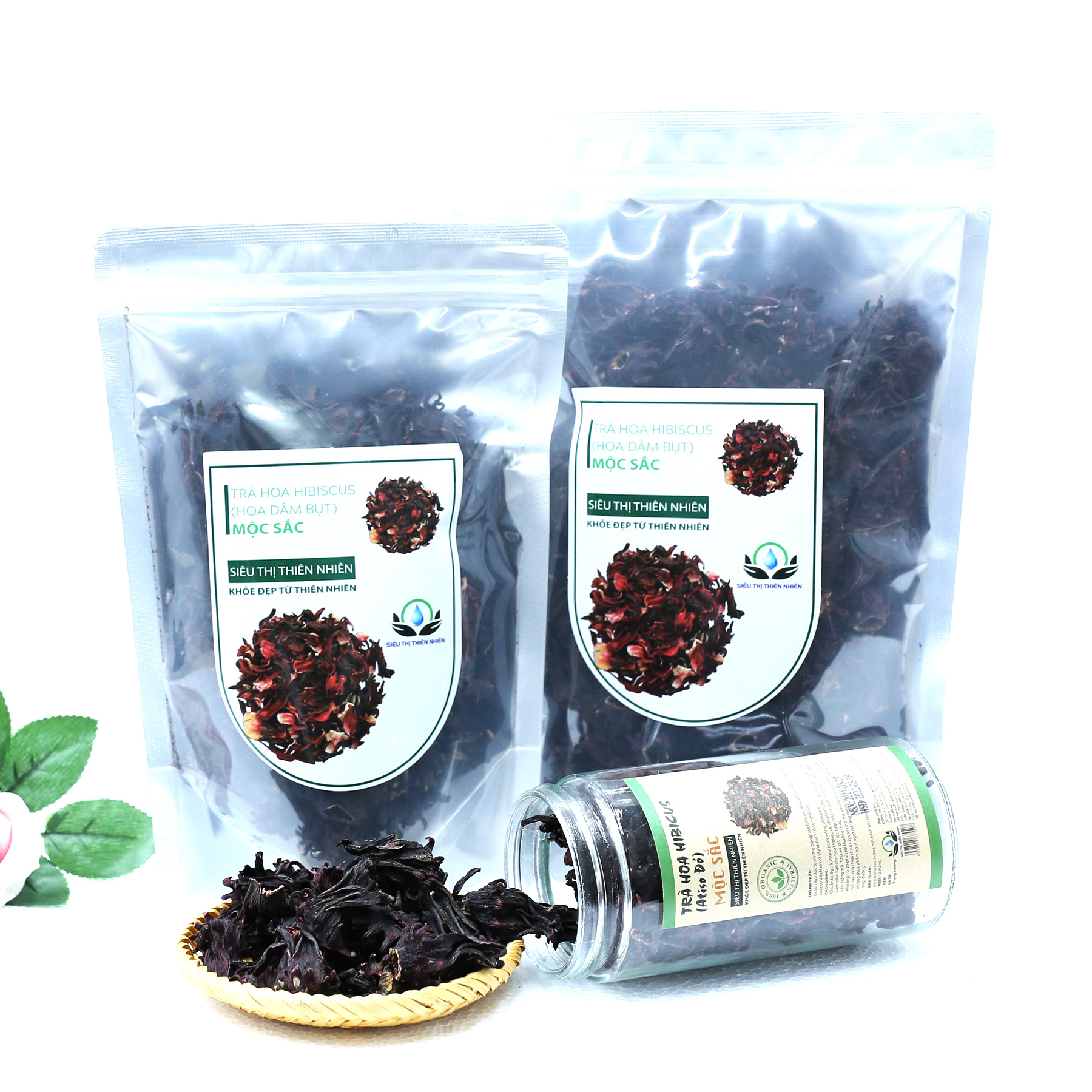 Trà Hoa Dâm Bụt Sấy Khô Mộc Sắc 200g