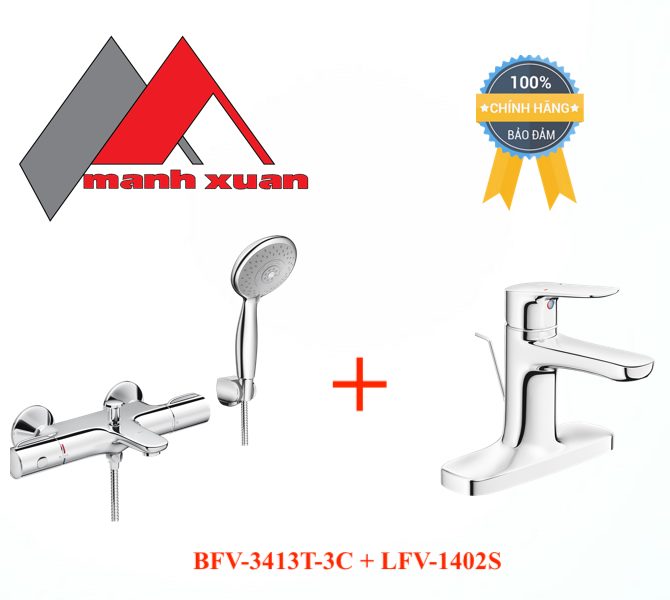 Combo trọn bộ INAX BFV-3413T-3C + LFV-1402S