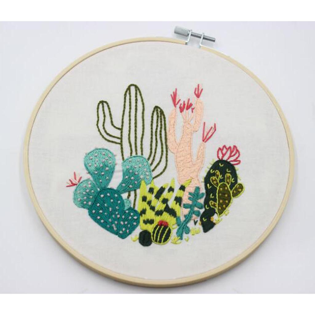 Cross Stitch Kit Hand Embroidery Starter Kit with Pattern Needlework 1
