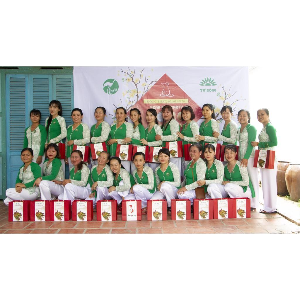 Bánh mãng cầu cuộn Tư Bông, chua ngọt và tiện dụng- Túi giấy 80gr - món ngon đặc sản Lai Vung, Đồng Tháp