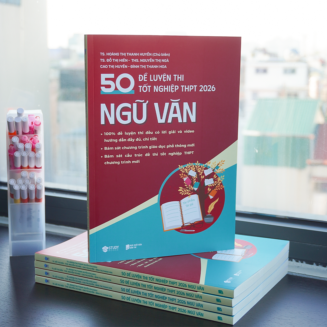 Sách - 50 Đề Luyện Thi Tốt Nghiệp THPT 2026 - Ngữ Văn