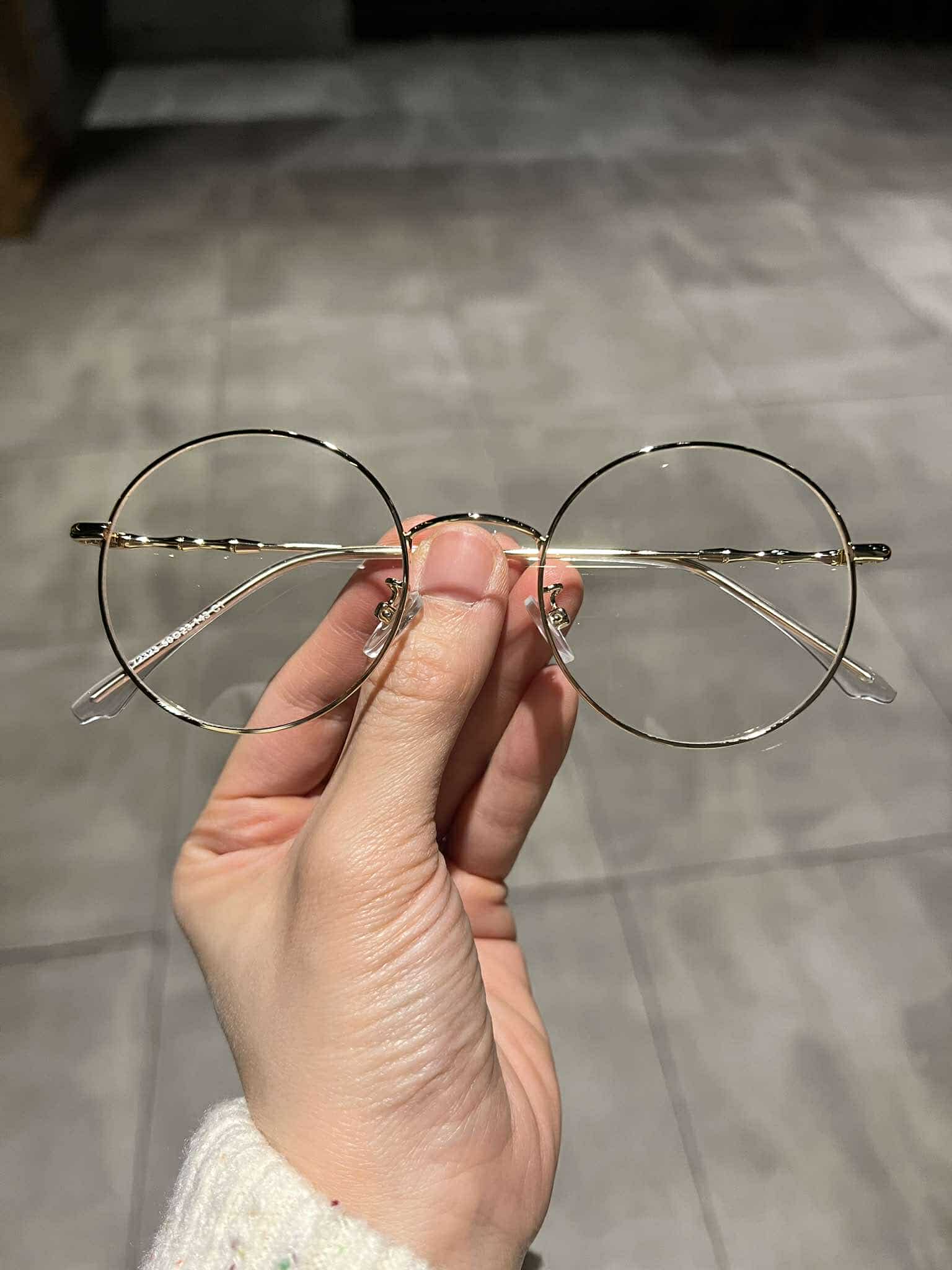 Kính Mắt tròn thời trang ulzzang Hàn Quốc