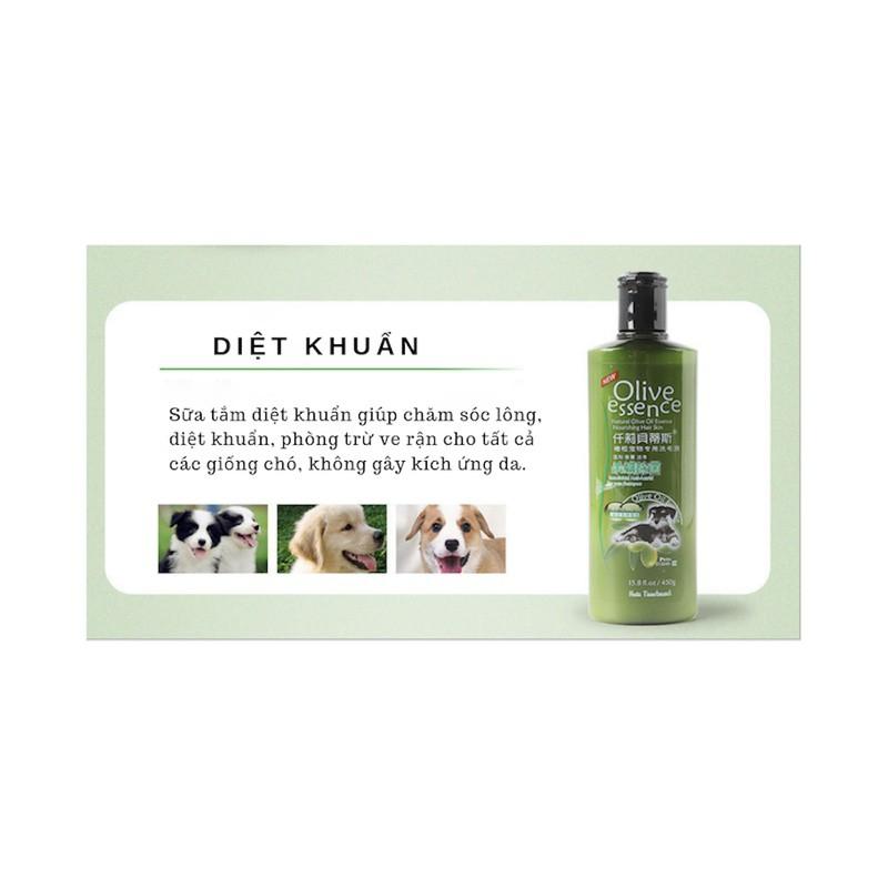 Sữa Tắm Olive Essence 450ml Cho Chó Mèo