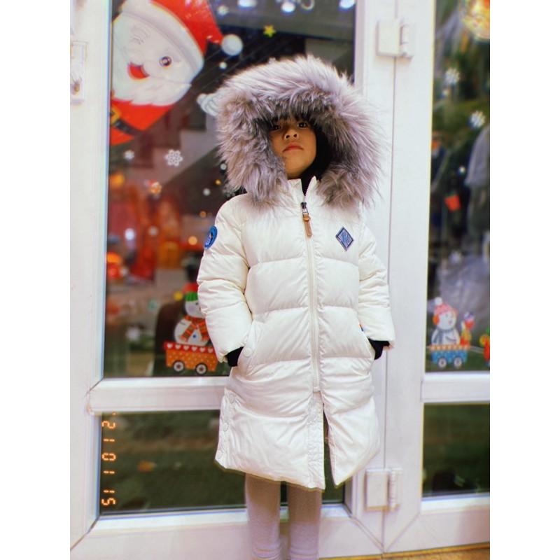 Hình ảnh Áo phao lông vũ dáng dài xuất Hàn unisex