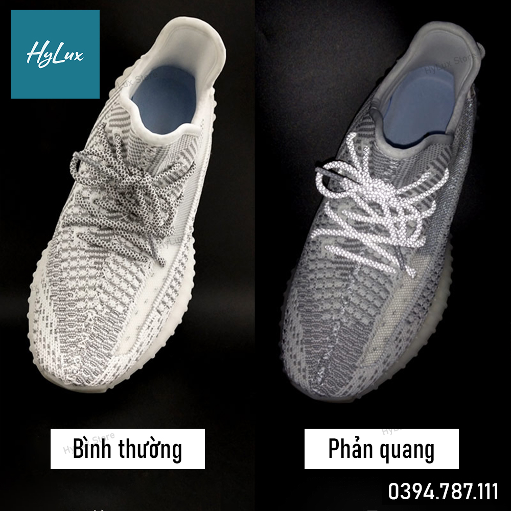 Dây giày Yeezyy phản quang bảng 23 màu cao cấp [ảnh chụp thật