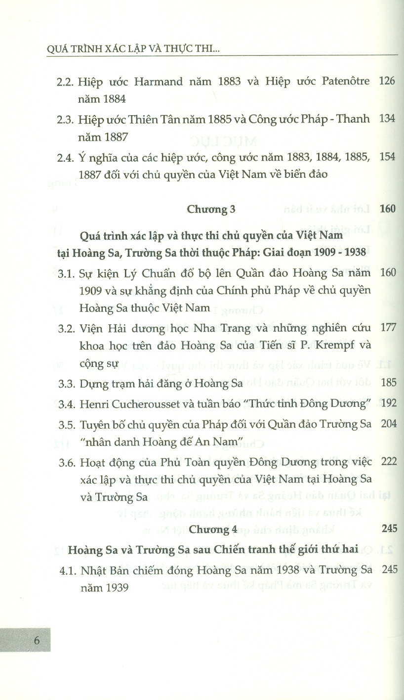 Quá Trình Xác Lập Và Thực Thi Chu Quyen Của Việt Nam Tại Hoàng Sa, Trường Sa Thời Thuộc Pháp